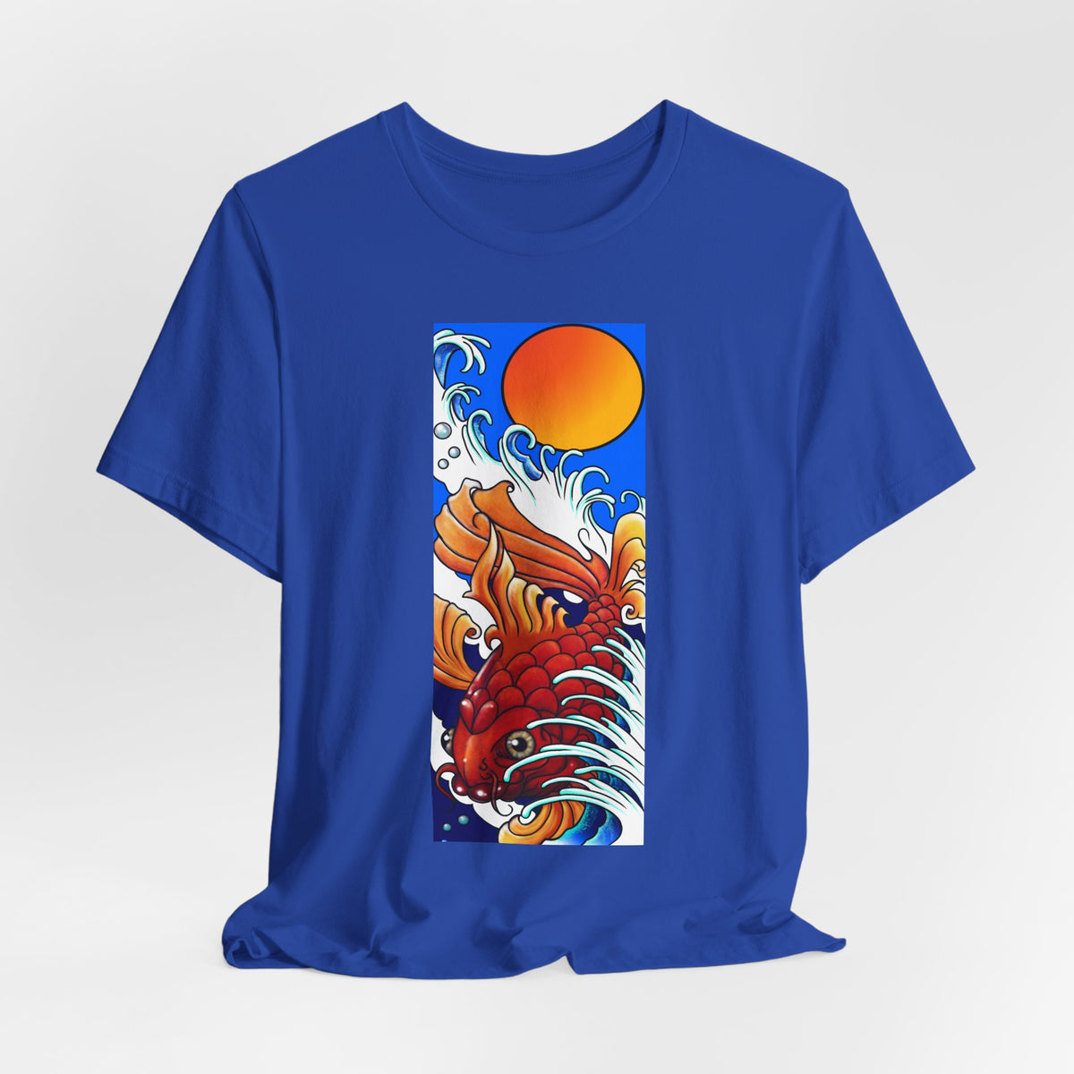 Original Art - Koi and Waves Graphic Tee