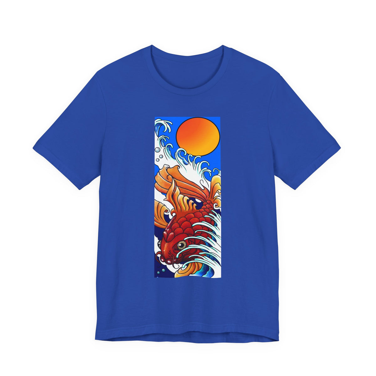 Original Art - Koi and Waves Graphic Tee