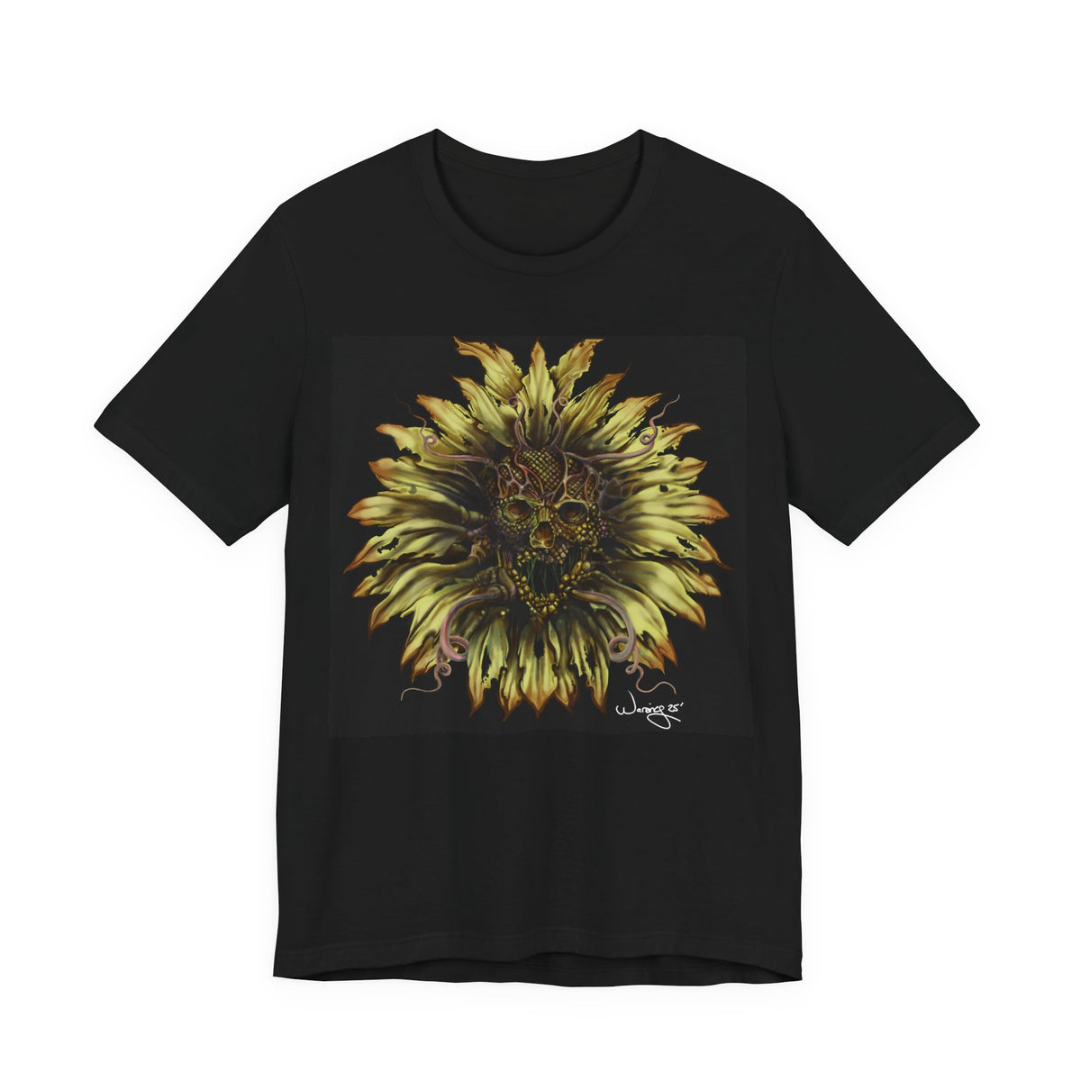 Original Art - SkullFlower graphic Tee