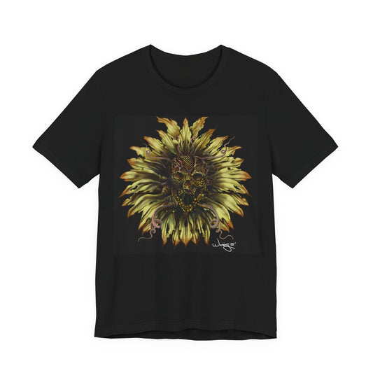 Original Art - SkullFlower graphic Tee
