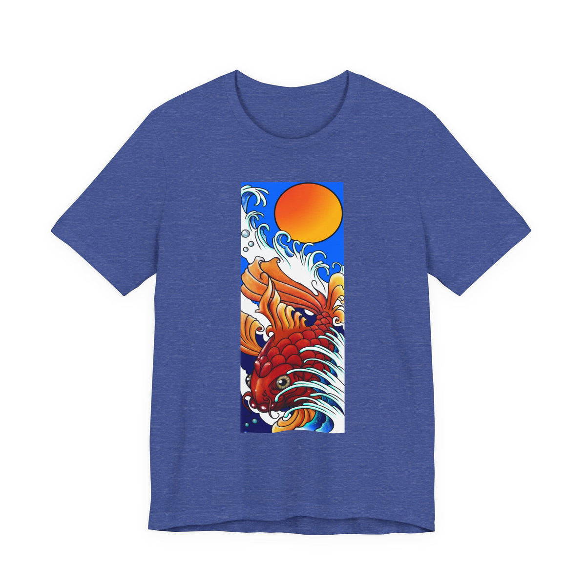 Original Art - Koi and Waves Graphic Tee
