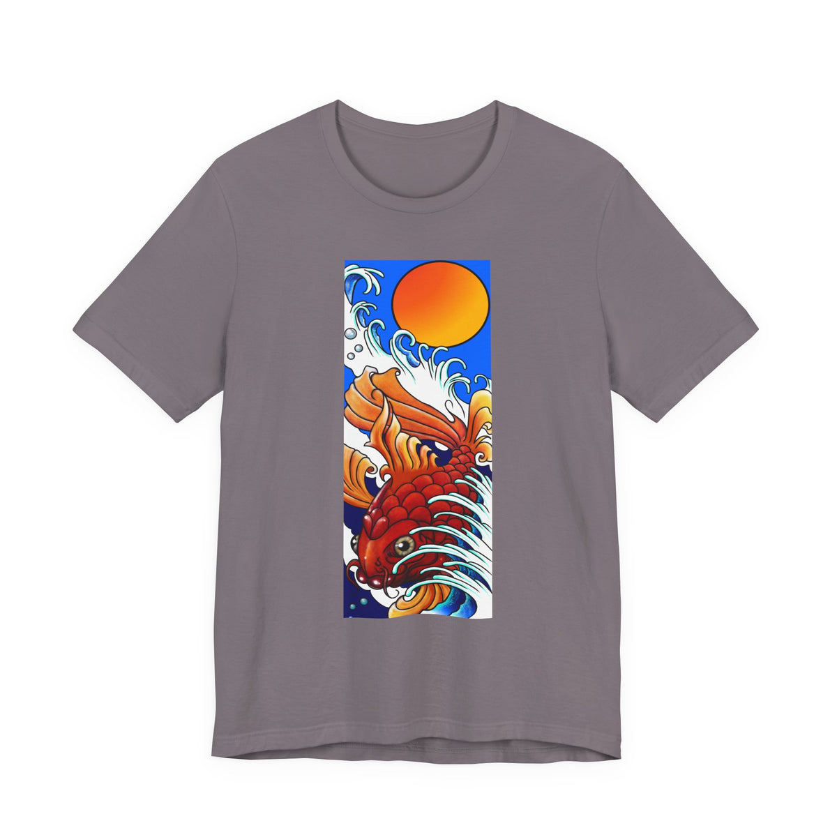 Original Art - Koi and Waves Graphic Tee