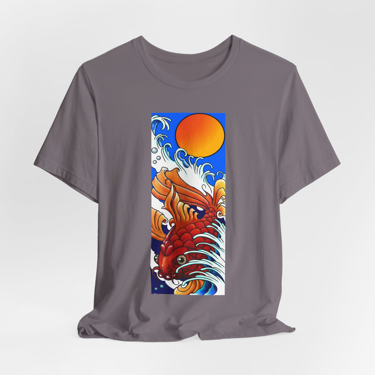 Original Art - Koi and Waves Graphic Tee